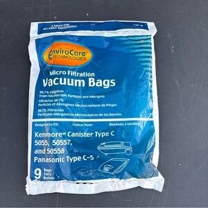 EnviroCare Micro Filtration Vacuum Bags (THREE BAGS)